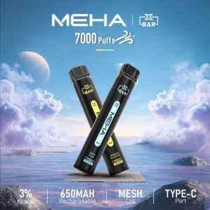 Meha Xbar魅嗨小黑條7000口拋棄式電子煙 | 一次性電子煙推薦 | 大容量續航 | 16種口味