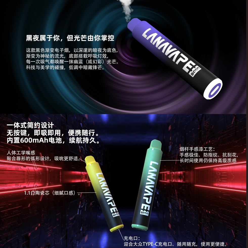 LANA8000口拋棄式